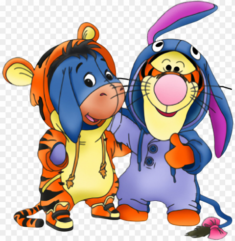 best friends tigger and eeyore shirthoodiesweaterand - tigger face Free transparent background PNG