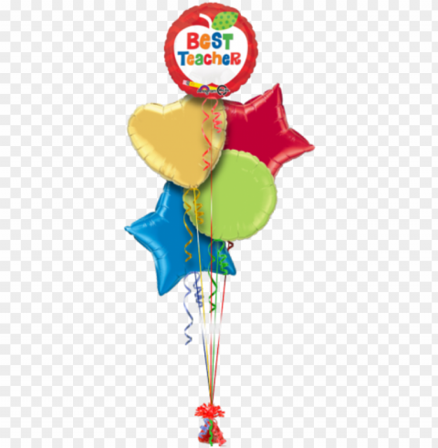 best teacher apple thanks balloon - happy birthday sister balloo HighQuality Transparent PNG Isolated Element Detail