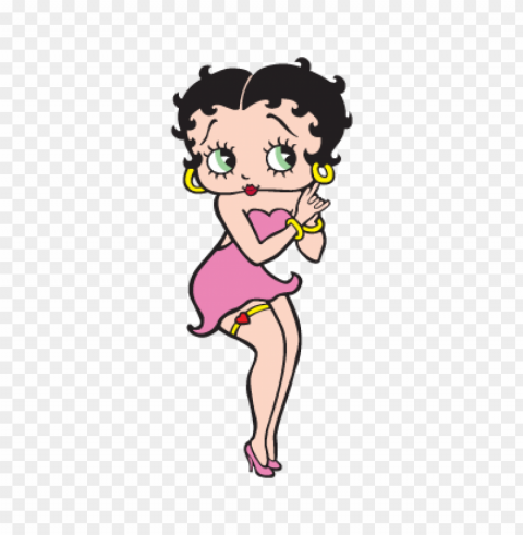 betty boop logo vector PNG without watermark free