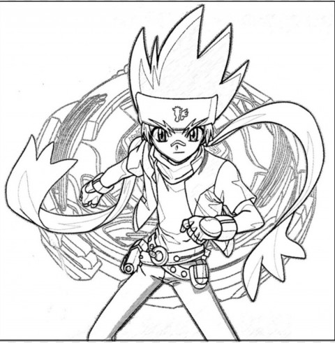 beyblade coloring pages color Transparent PNG Isolated Object Design