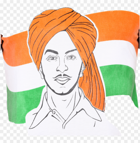 bhagat singh Isolated Design Element in PNG Format