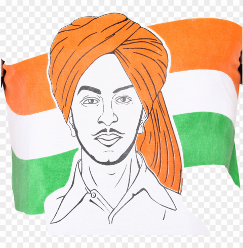 Bhagat Singh Isolated Design Element In PNG Format