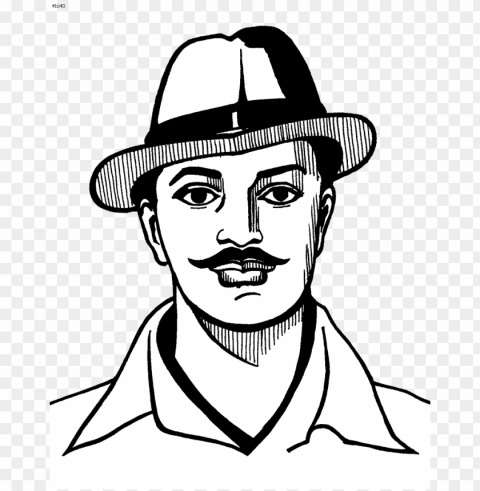bhagat singh image - bhagat singh Isolated Item on Clear Transparent PNG