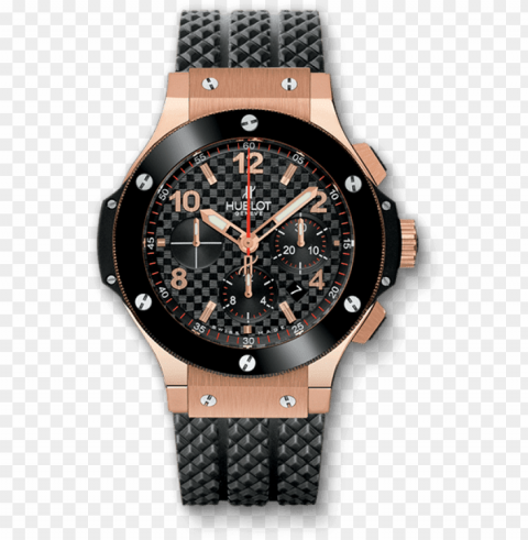big bang hublot rose gold PNG Image with Isolated Subject