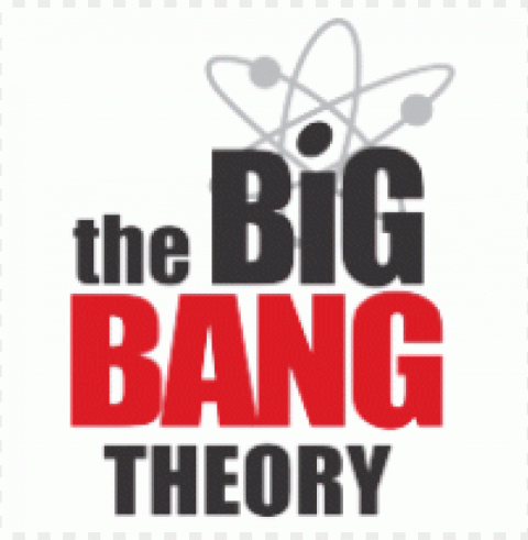 big bang theory logo vector free High-resolution PNG