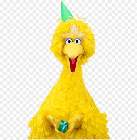 Big Bird Happy Birthday PNG Image With Clear Background Isolation