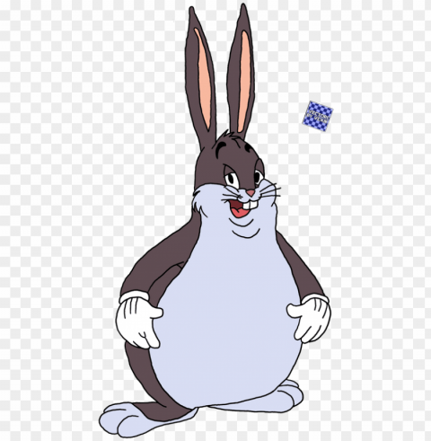 big chungus fat bugs bunny vector by vexikkk dcv33c0-pre - big chungus gif Isolated Artwork on Transparent Background PNG