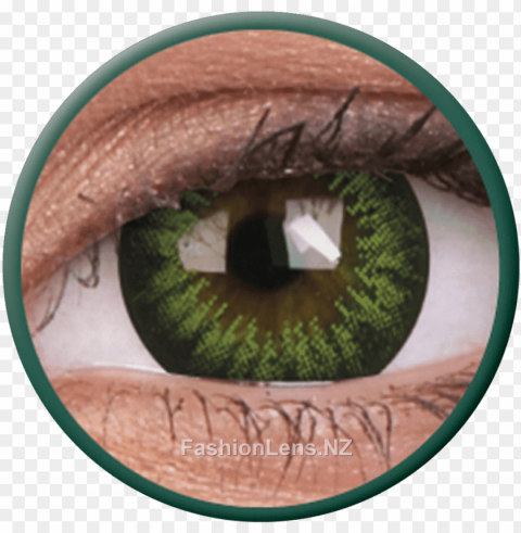 big eyes party green colourvue contact lenses PNG images without restrictions