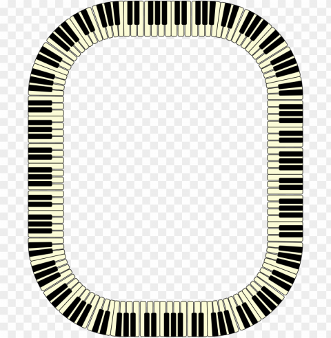 big image - piano circle PNG with alpha channel for download
