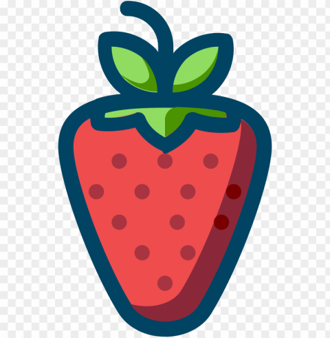 big image - strawberry vector PNG files with no background free