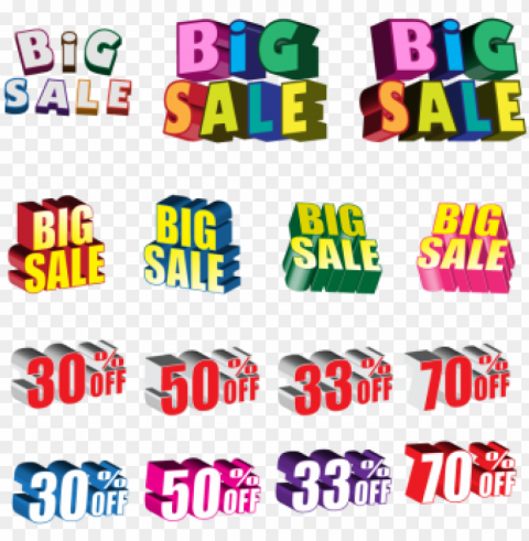 big sale offer vector big sale sale offer 30% off - vector graphics PNG with isolated background