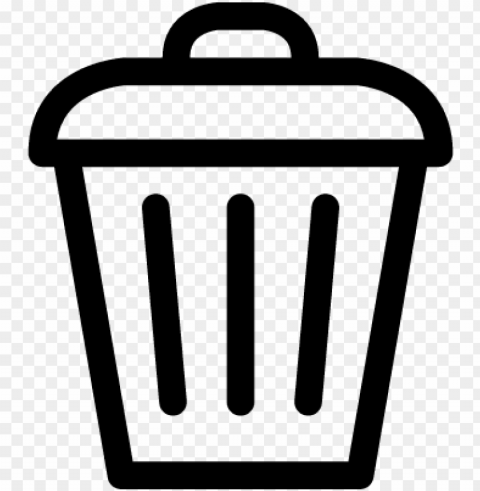 big trash can vector - trash can icon PNG images transparent pack