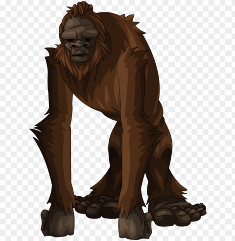 Bigfoot Png - Bigfoot Isolated Artwork On Transparent Background