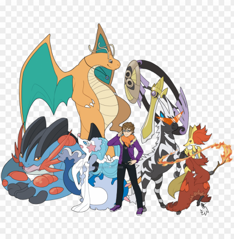 big'uns - team delphox Clear background PNG images bulk PNG transparent with Clear Background ID e4410746