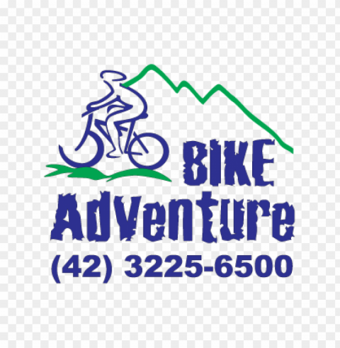 bike adventure logo vector download free Clean Background Isolated PNG Character