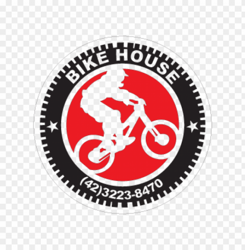 bike house 2008 logo vector free Clear PNG file