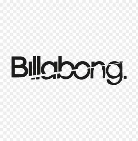 billabong company vector logo download free PNG Graphic Isolated with Transparency