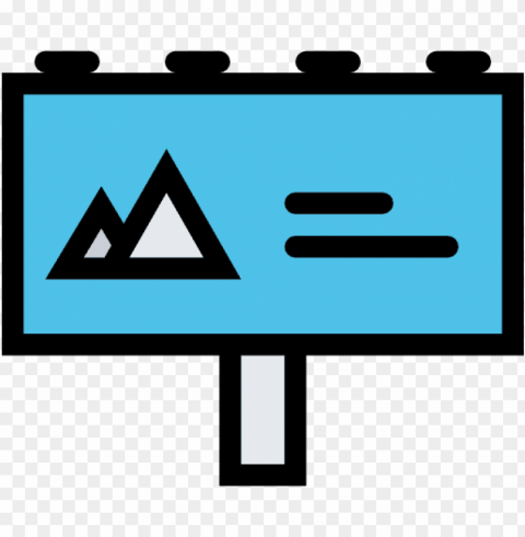 Billboard Isolated Character On Transparent PNG