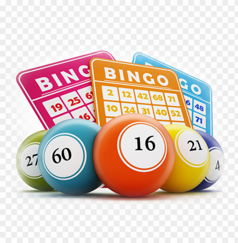 bingo Isolated PNG Element with Clear Transparency