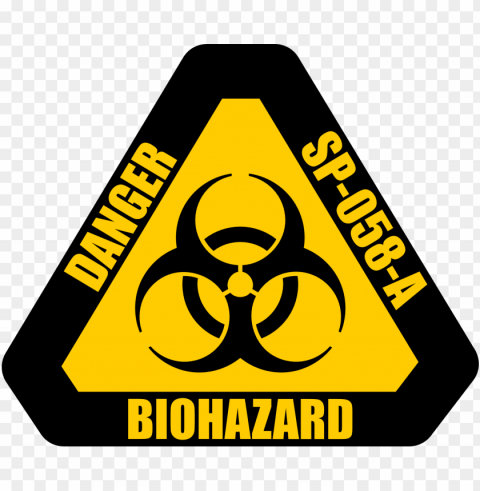 biohazard warning label by aliensquid on clipart library - biohazard warni Transparent PNG illustrations