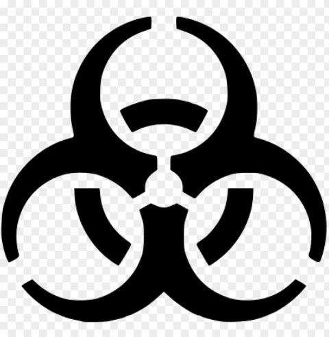 biological hazard sign image - biohazard symbol PNG with alpha channel