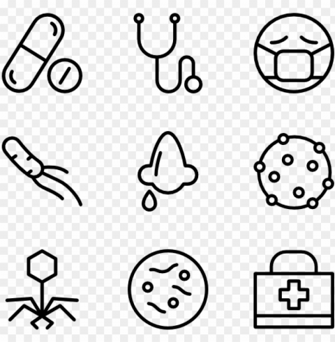biology icons - icons biology PNG Image with Isolated Transparency