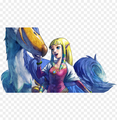 bird breath of the wild Isolated Artwork on Clear Background PNG PNG transparent with Clear Background ID 46a25105