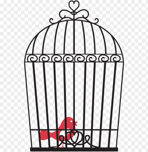 bird cage Transparent PNG Artwork with Isolated Subject