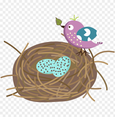 bird nest cartoon HighQuality Transparent PNG Isolated Object