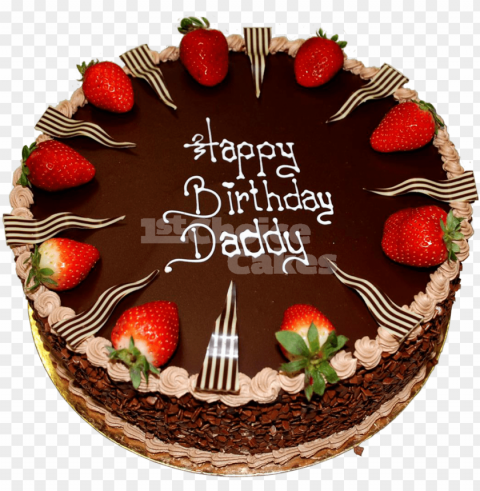 birthday chocolate cake dad HighQuality Transparent PNG Isolated Element Detail