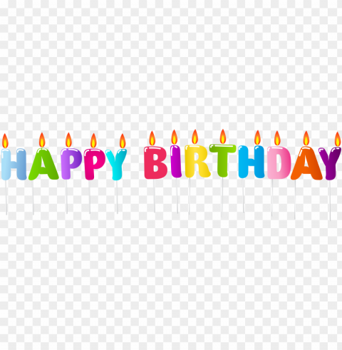 birthday candles frame PNG images for editing
