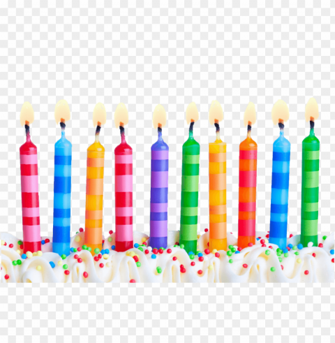 birthday candles line PNG files with clear background bulk download