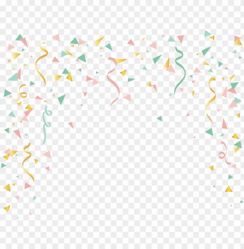 birthday confetti - fondos de confeti PNG Graphic Isolated on Clear Background Detail