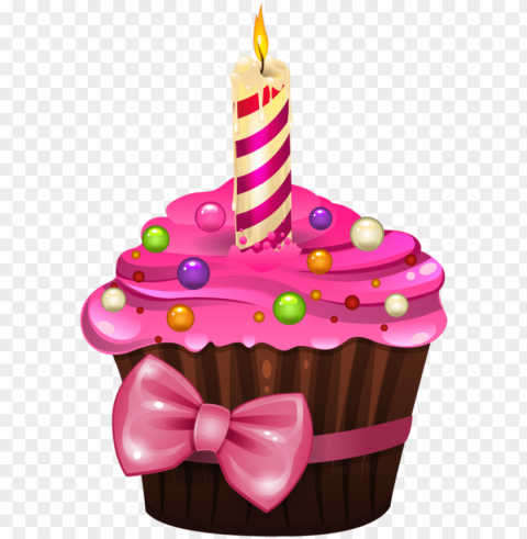 birthday cup cake - birthday cupcake clipart PNG images alpha transparency