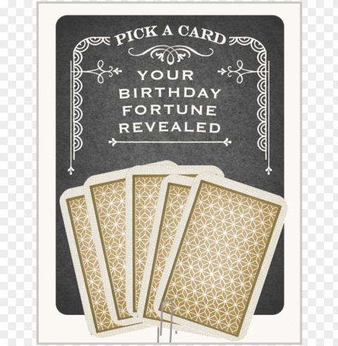 birthday fortune card - book cover Free PNG images with alpha channel PNG transparent with Clear Background ID df721942