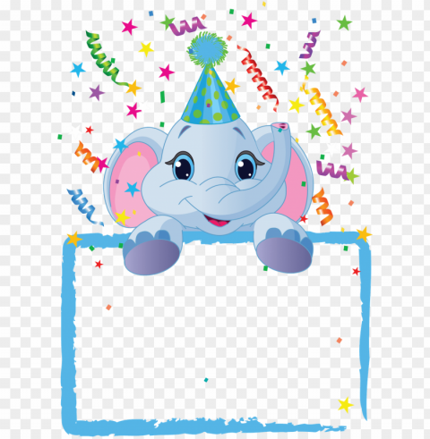 birthday - kids party frames HighQuality PNG Isolated on Transparent Background