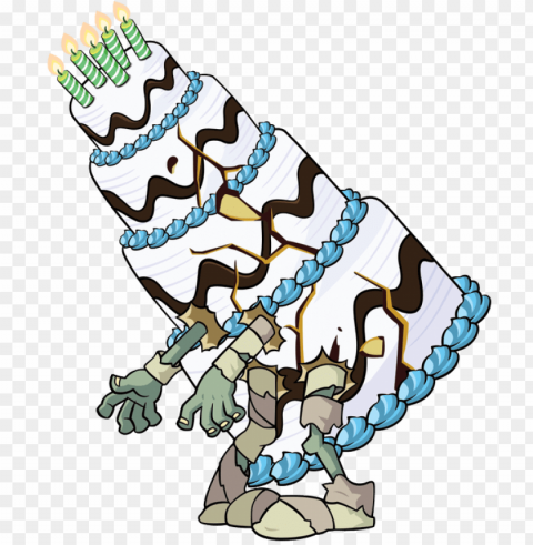 birthdays plants vs zombies vector transparent - pvz 2 birthday zombies PNG Image Isolated with Transparency