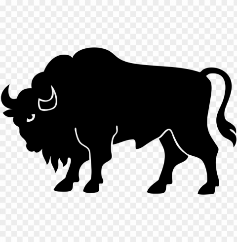 bison vector silhouette - tiger silhouette no background Clear PNG pictures package