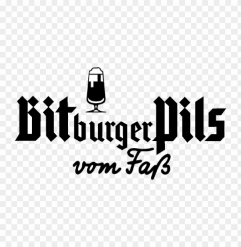 bitburger pils vector logo PNG with alpha channel for download