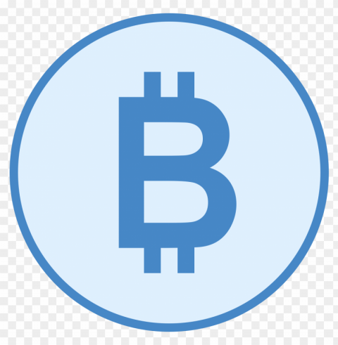 bitcoin logo Isolated Design Element in PNG Format