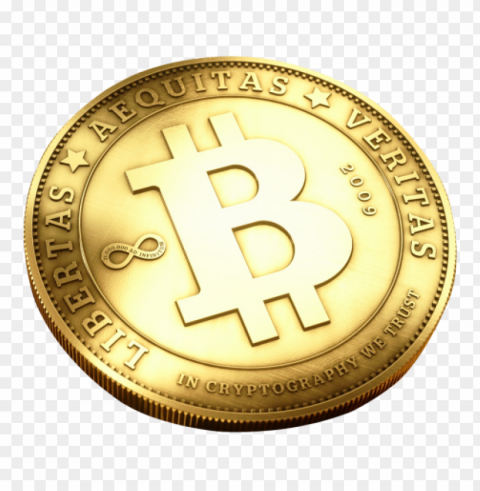 bitcoin logo background Isolated Graphic on Clear Transparent PNG