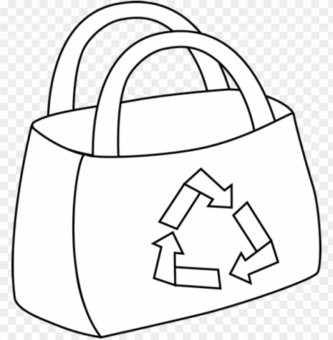 black and white eco friendly shopping bag clip art - shopping ba PNG files with transparent elements wide collection