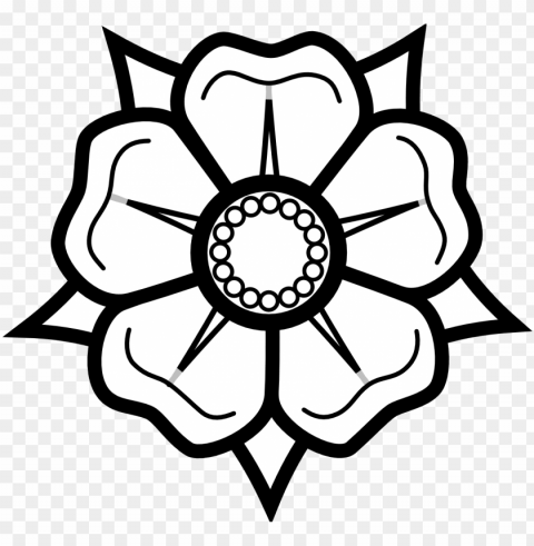black and white flower drawing - easy cute flower drawings PNG with no background free download