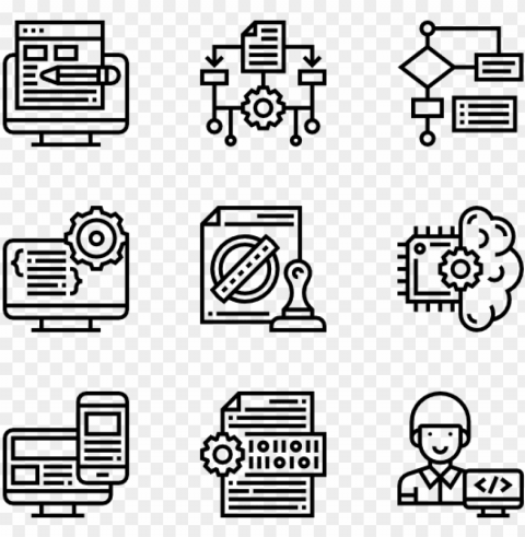 black and white free vector icons psd eps icon - theme park icons PNG images with no background necessary