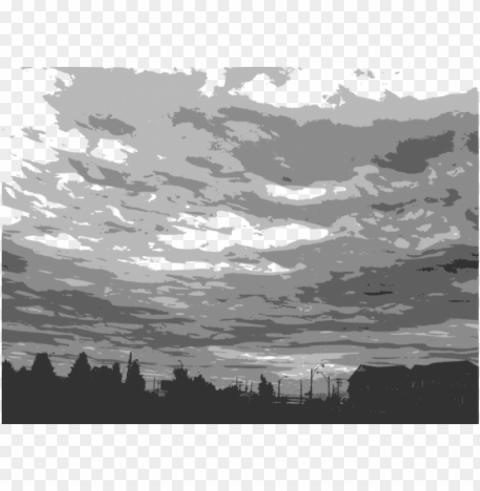 black and white sky Isolated PNG on Transparent Background PNG transparent with Clear Background ID c398944f