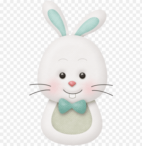 black and white stock lliella bunnieschickies bunny - rabbit PNG Graphic Isolated on Clear Background