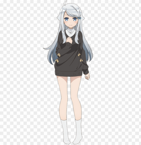 Black And White Stock Pin By Darkneelbuster - Imouto Sae Ireba Ii Kanikou Isolated Character With Transparent Background PNG