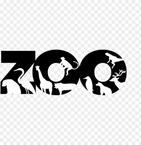 black and white zoo animals Transparent PNG Isolated Subject Matter