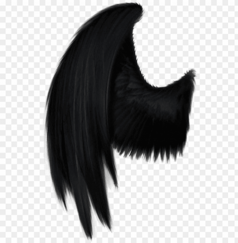 black angel wings picture - black angel wings Isolated Artwork in HighResolution Transparent PNG