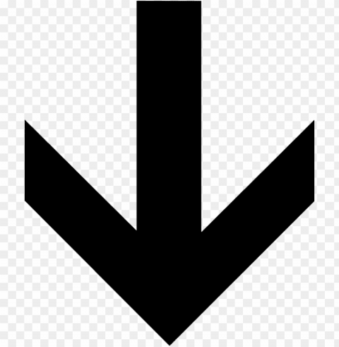 Black Arrow Down Direction Pointing Shape Shapes - Arrow Down Transparent Background Free PNG Images With Alpha Transparency Comprehensive Compilation